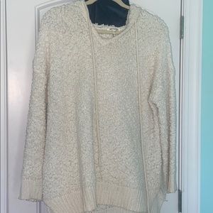 ivory popcorn sweater